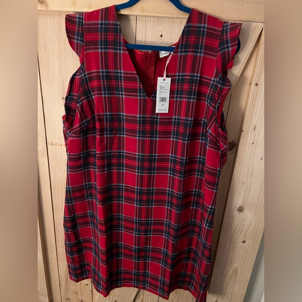 NWT Vineyard Vines Plaid Dress Size 20